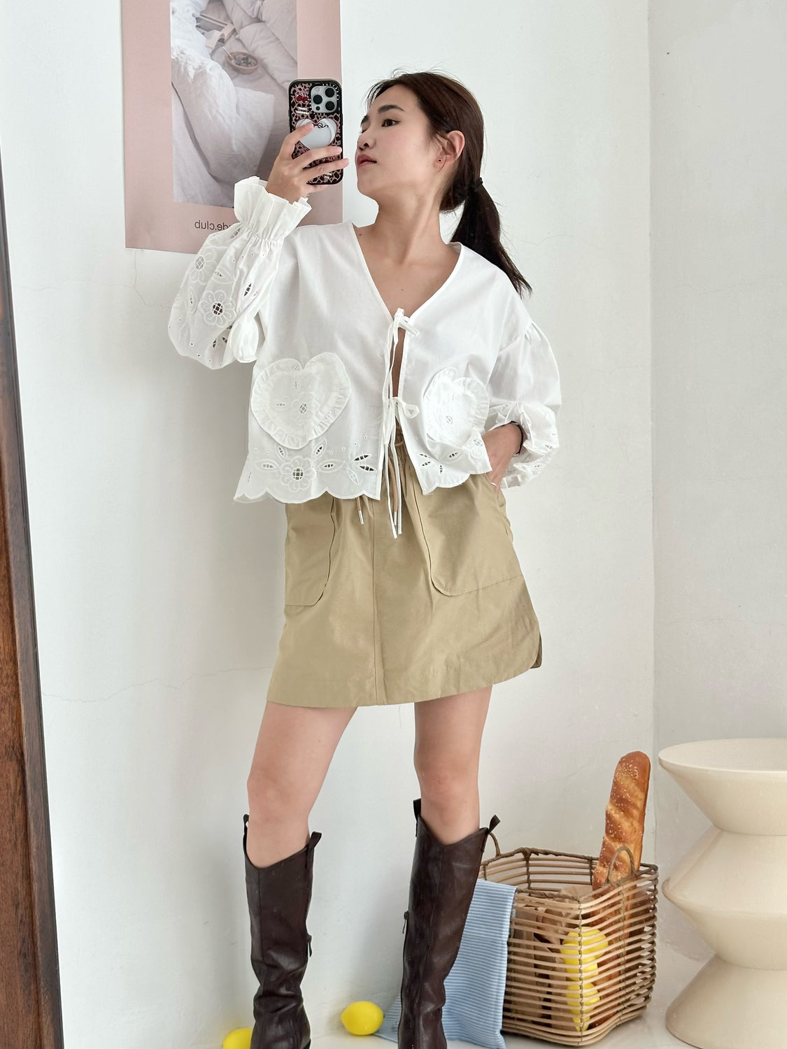 Fleuri Cargo Skirt