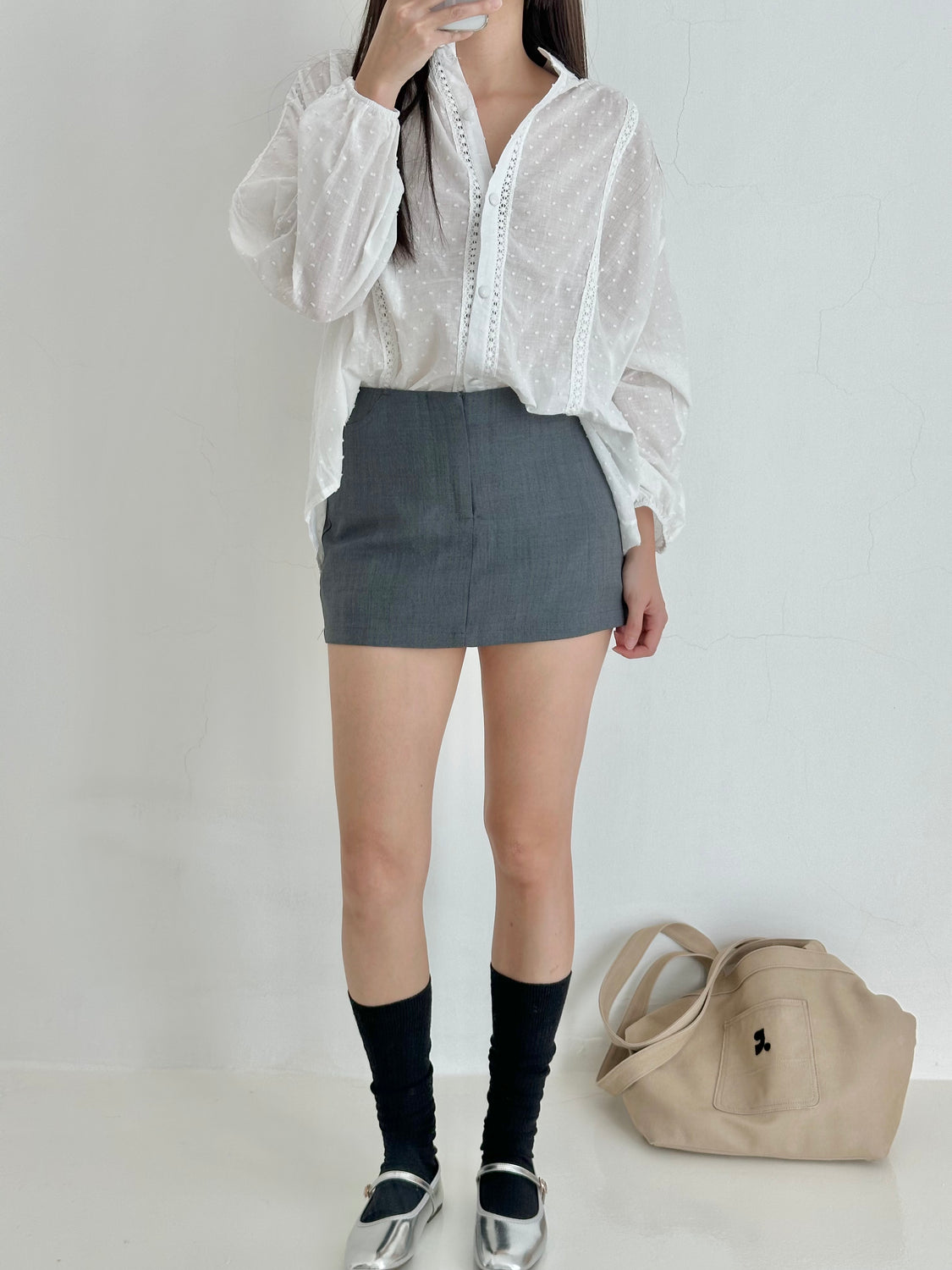 Mini Skirt GREY