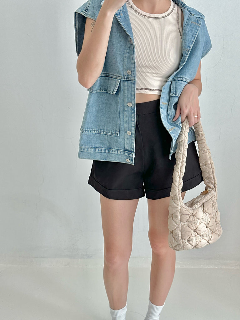 Puff Puffy Shoulder Bag (NUDE)