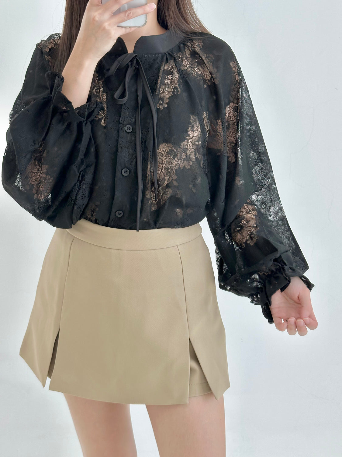 Carved Lace Blouse