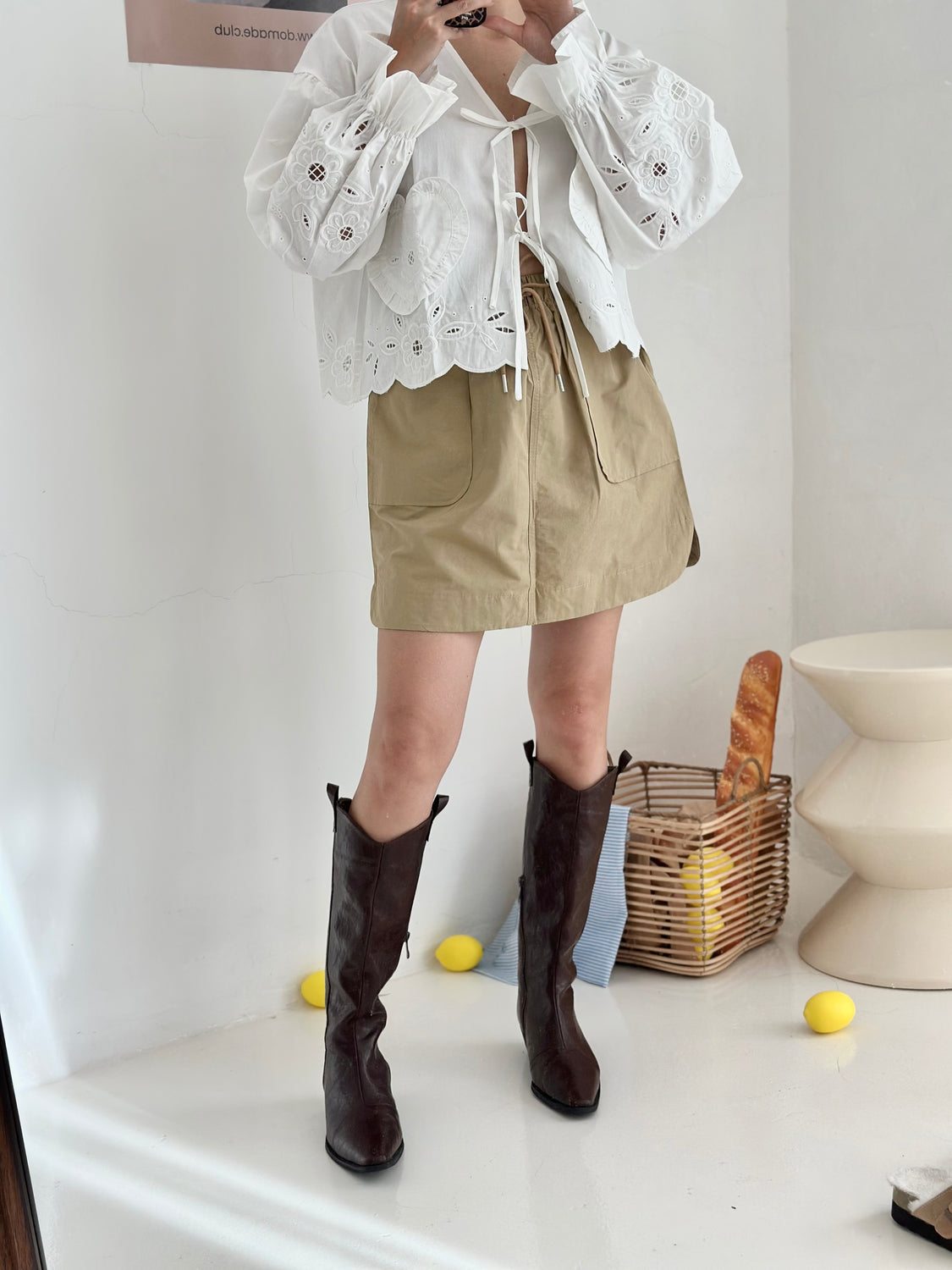 Fleuri Cargo Skirt