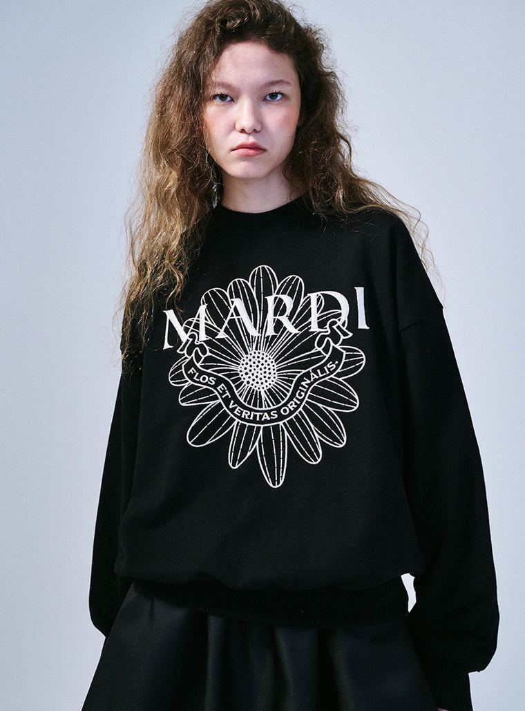 Mardi Sweatshirt (NEEDLEWORK) BLACK