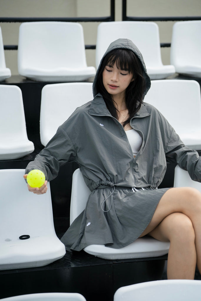 Maddie Skater Skirt GREY