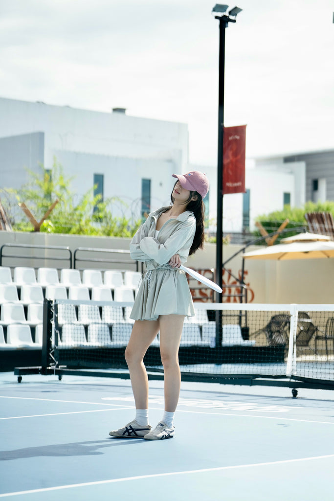 Maddie Skater Skirt ASH GREEN