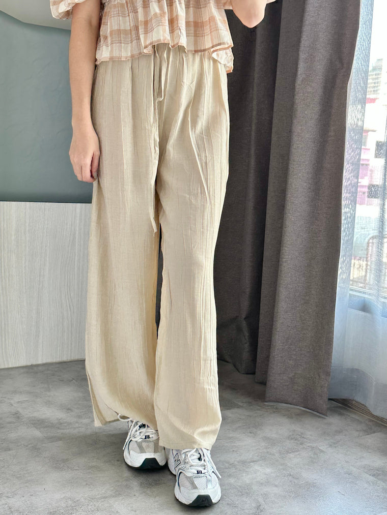 Textured Trousers Green