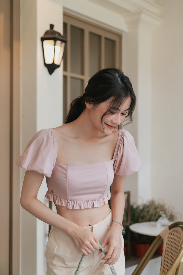 Cloudy Puffy Top (BLUSH PINK)