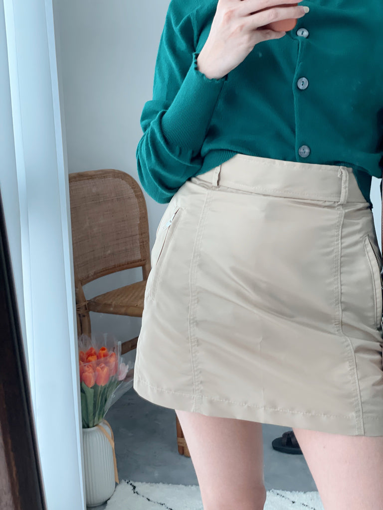 Nylon Skirt (Khaki)
