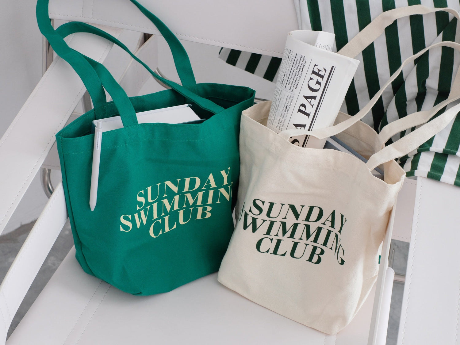 Sunday Tote Green
